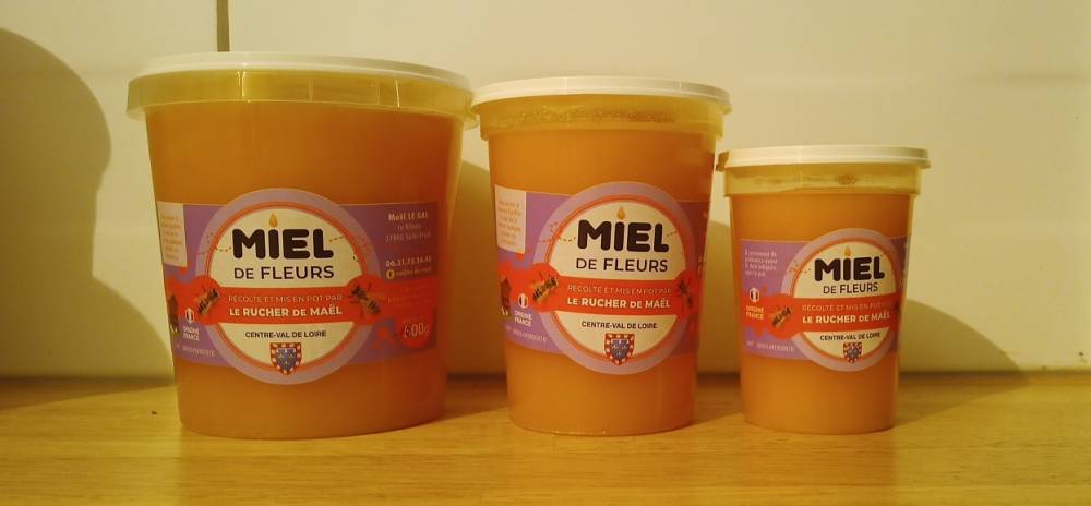 POTS 250G, 500G, 1KG toute fleur cremeux